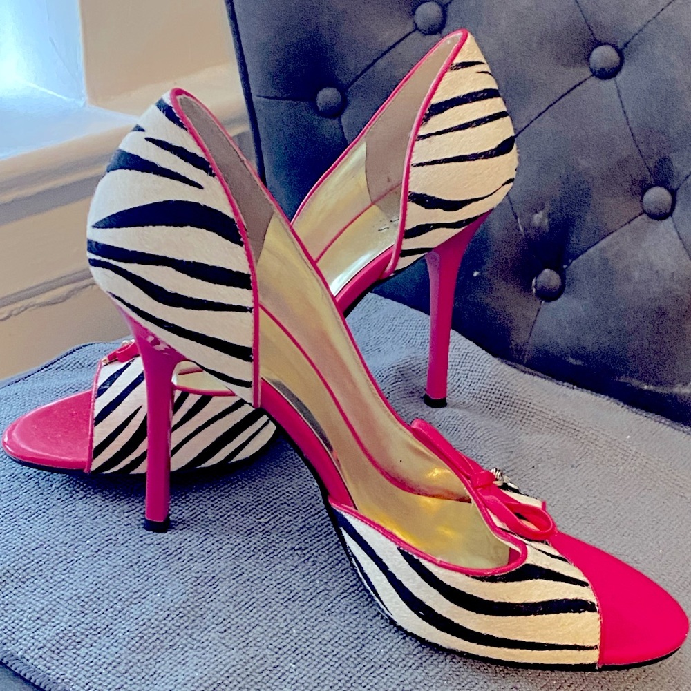 GUESS by Marciano Pink and Zebra Stiletto